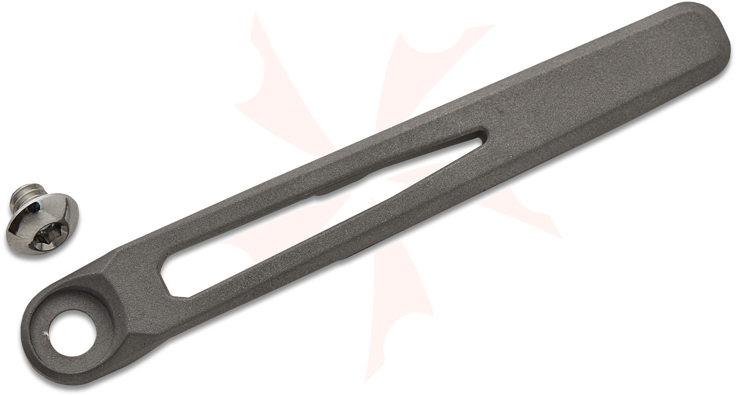 Chris Reeve Glass Blasted MIM Pocket Clip and Screw for L31, S31