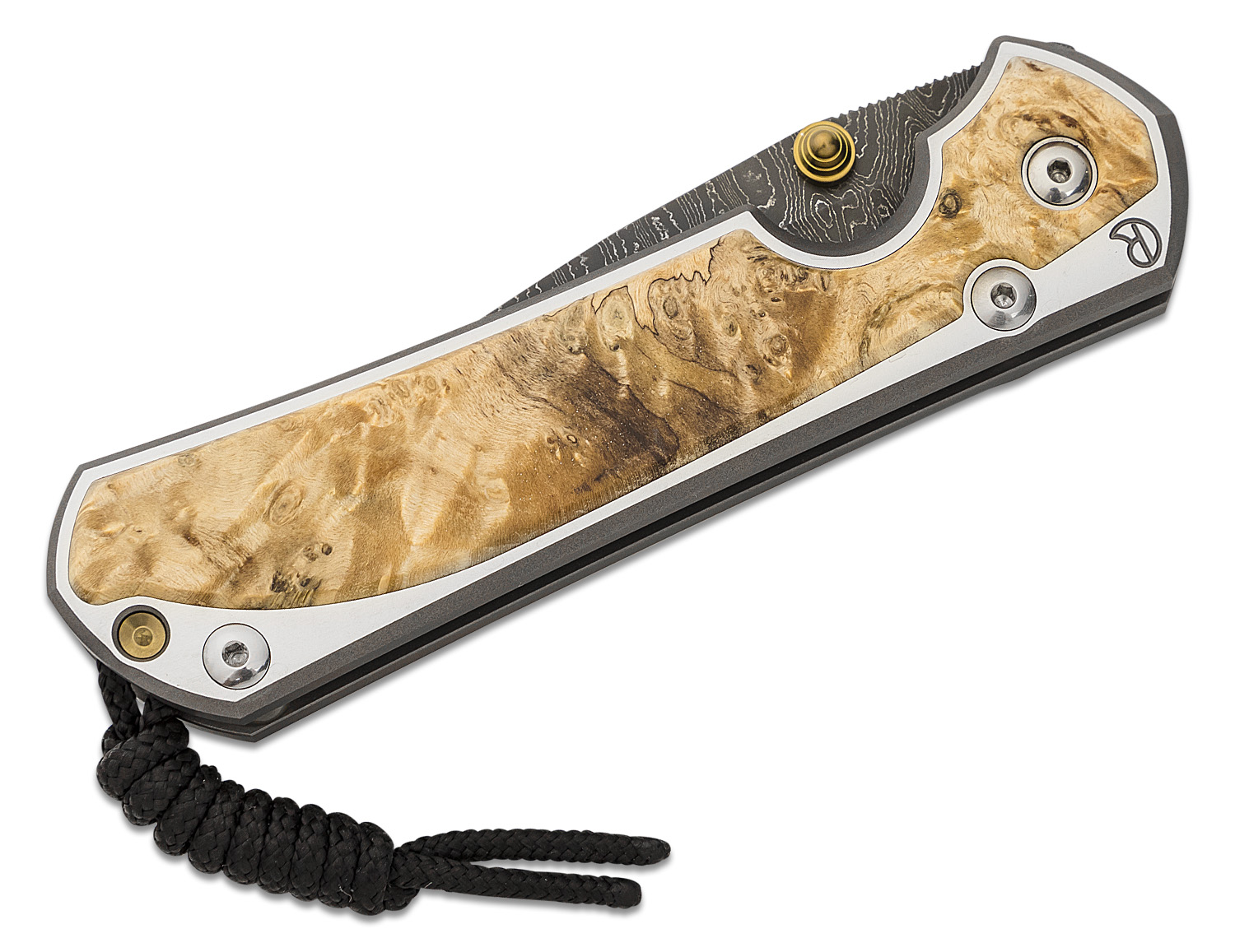 MISEBAYA様　【定価7万】Christofle　クリストフル Chris Reeve Large Sebenza 21 Knife Box Elder Burl Inlay