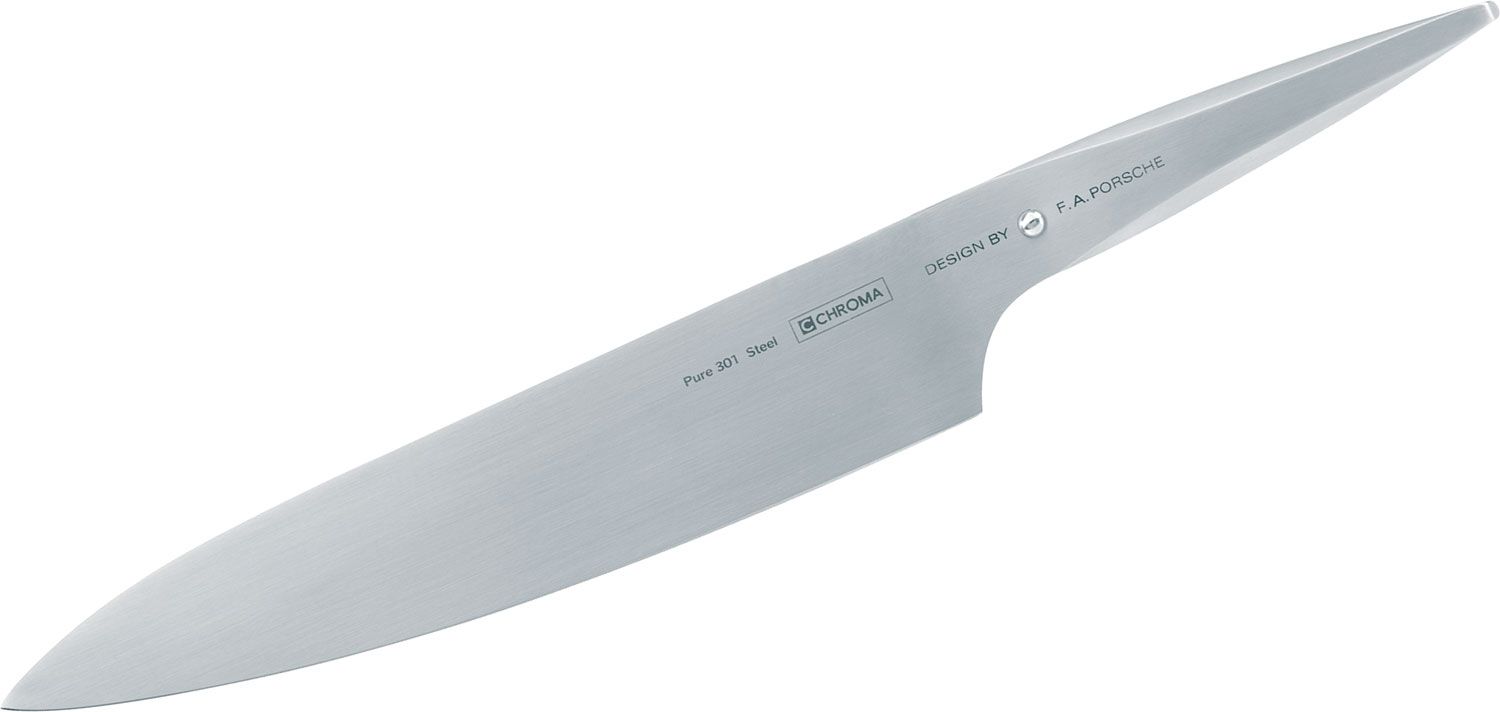 Chroma Cutlery F.A. Porsche Type 301 10 inch Chef's Knife, Japanese 301  Stainless Steel