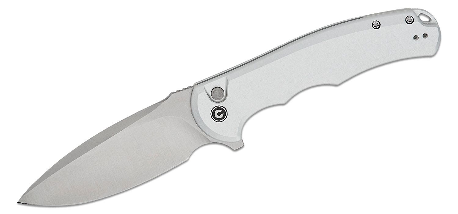 CIVIVI Button Lock Praxis Flipper Knife Aluminum Handle Nitro-V Blade
