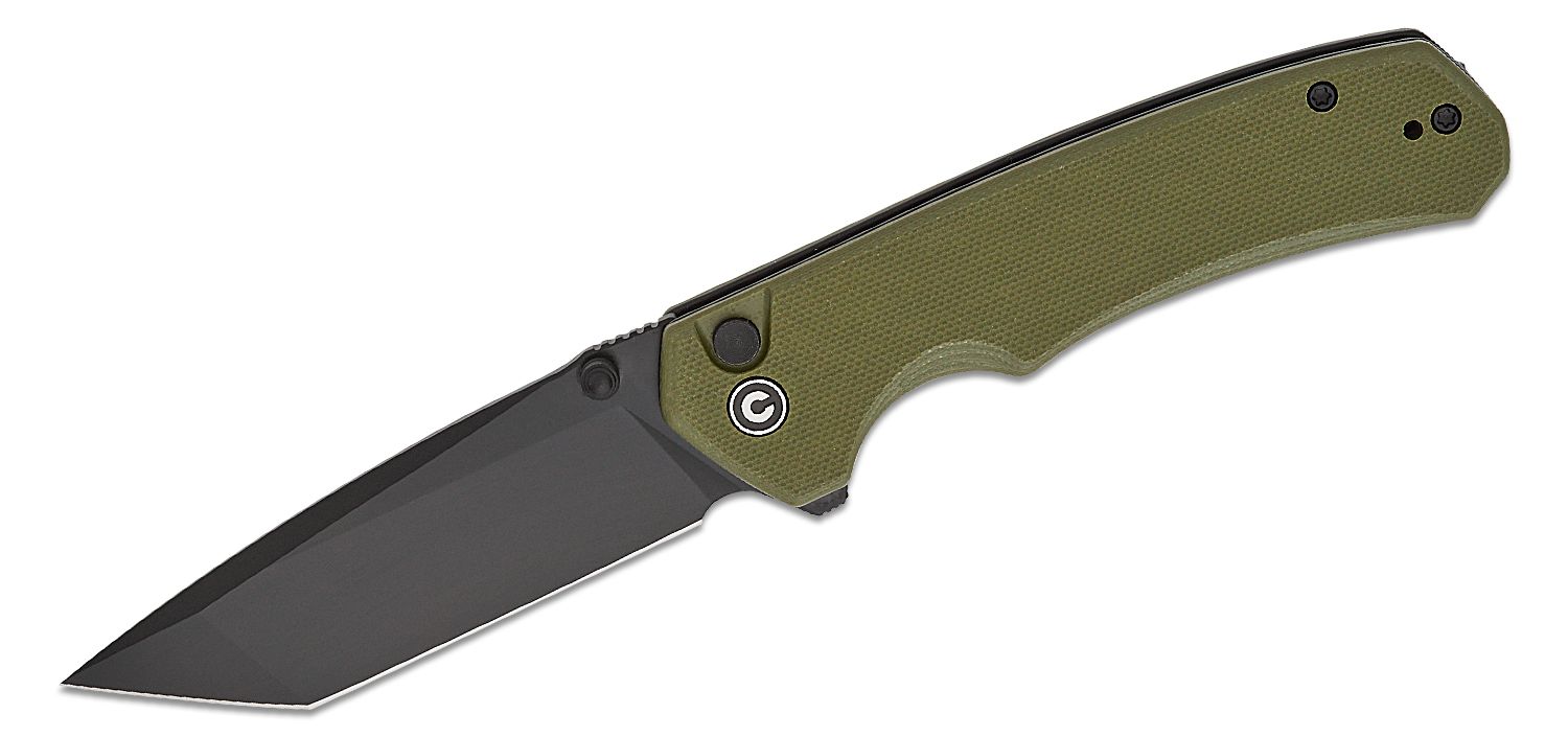 AccuSharp 008 Knife and Tool Sharpener, OD Green - KnifeCenter