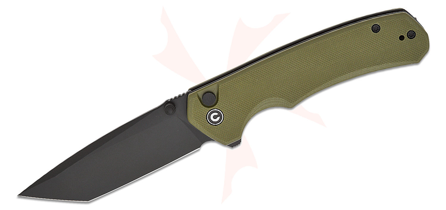 ｖｉｖｉｖｉｖｉ❤️ Civivi Button Lock Brazen Folding Knife Natural G10 Handle