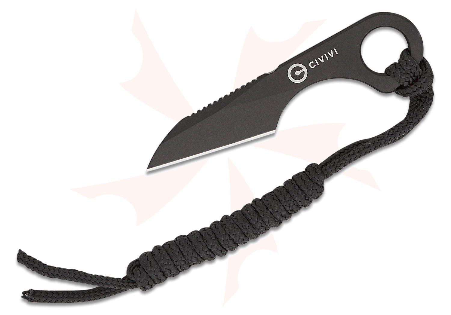 CIVIVI Knives Ostap Hel Gramis Fixed Neck Knife 1.02" 14C28N Black
