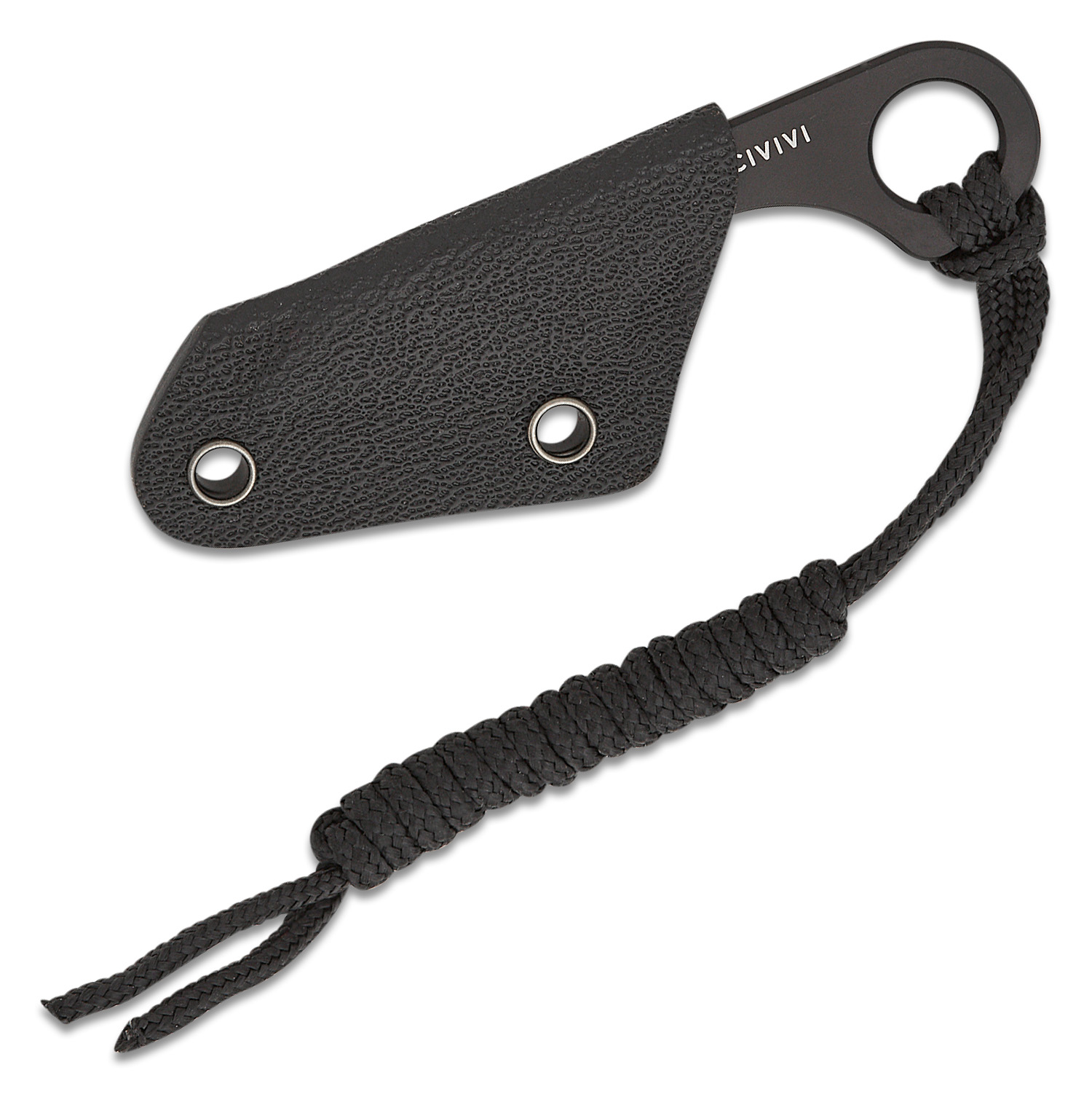 CIVIVI Knives Ostap Hel Gramis Fixed Neck Knife 1.02" 14C28N Black