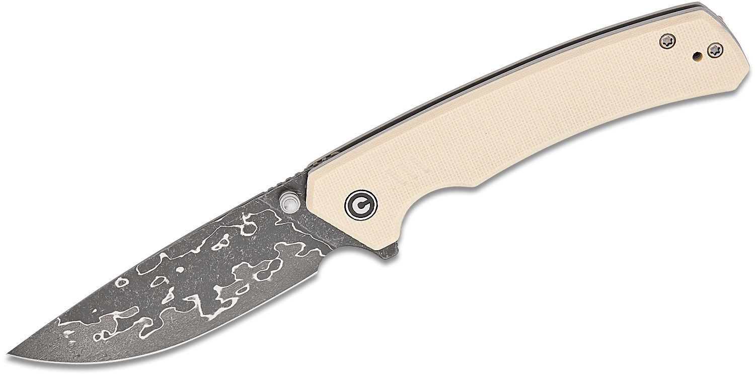 CIVIVI Merit folding knife open on white background