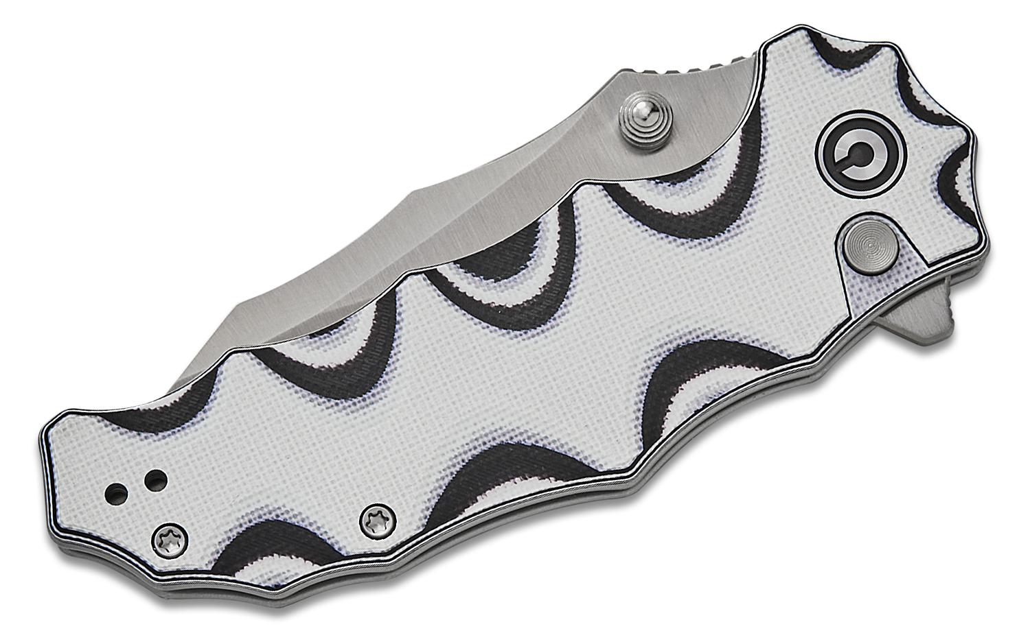 CIVIVI Knives Natterjack Button Lock Front Flipper Knife 3.19