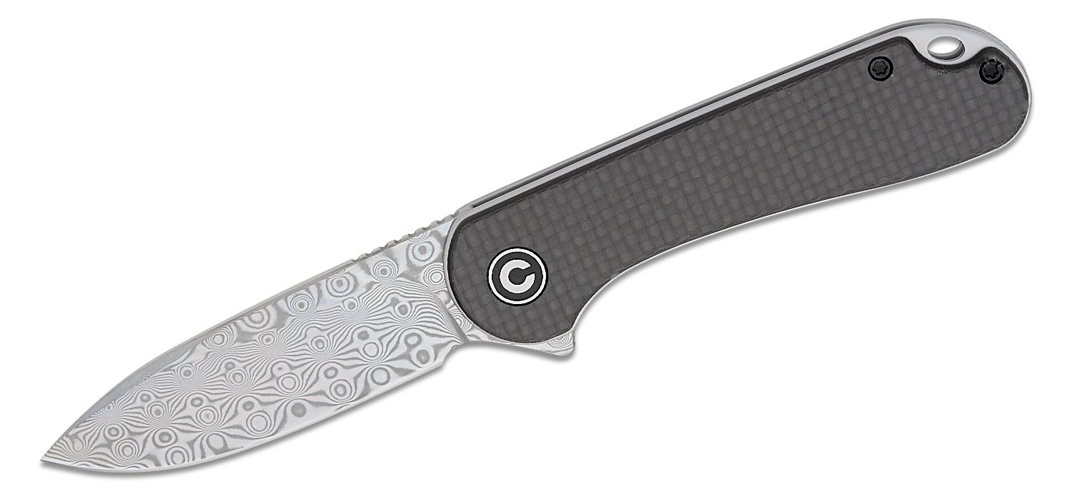  Cool Hand 4.5'' Carbon Fiber Pocket Knife Fixed Blade