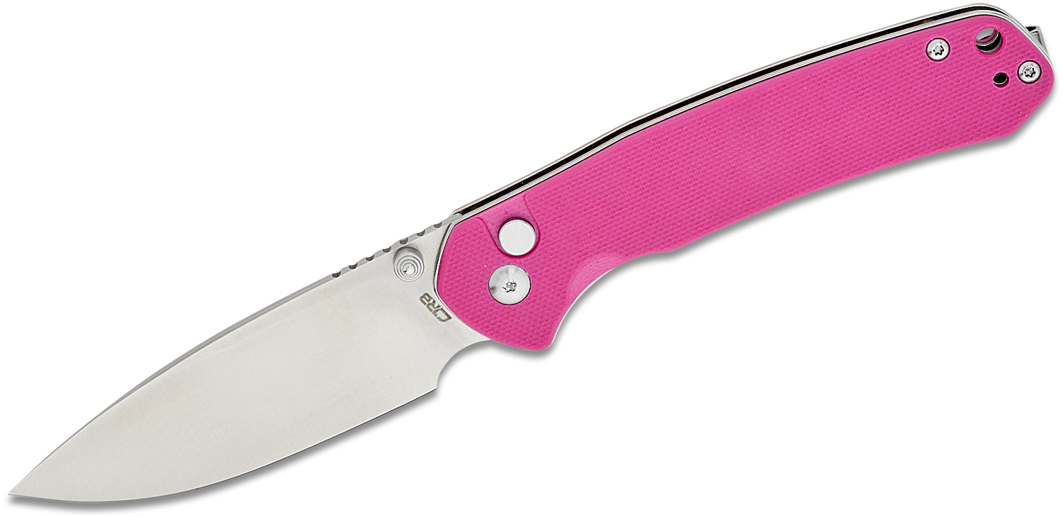 CJRB Cutlery Pyrite Button Lock Folding Knife 3.11