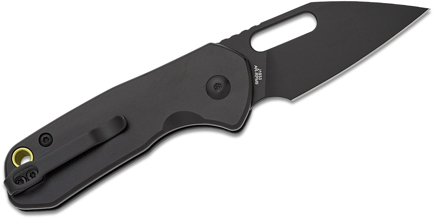 Spyderco Mini Paring Knife 2 Plain Wharncliffe Blade, Black Polypropylene  Handle - KnifeCenter - K09PBK