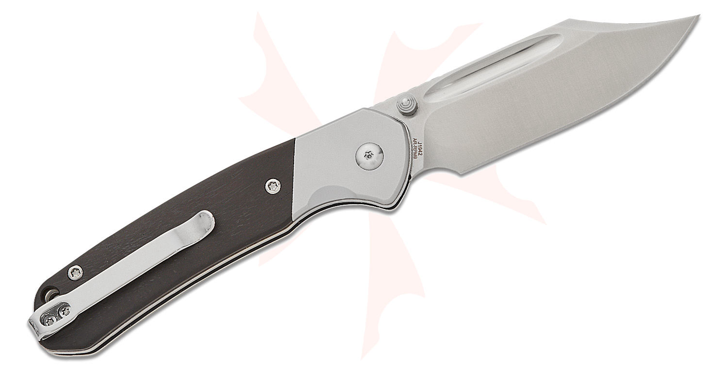 CJRB Cutlery Pyrite Button Lock Folding Knife 3.05