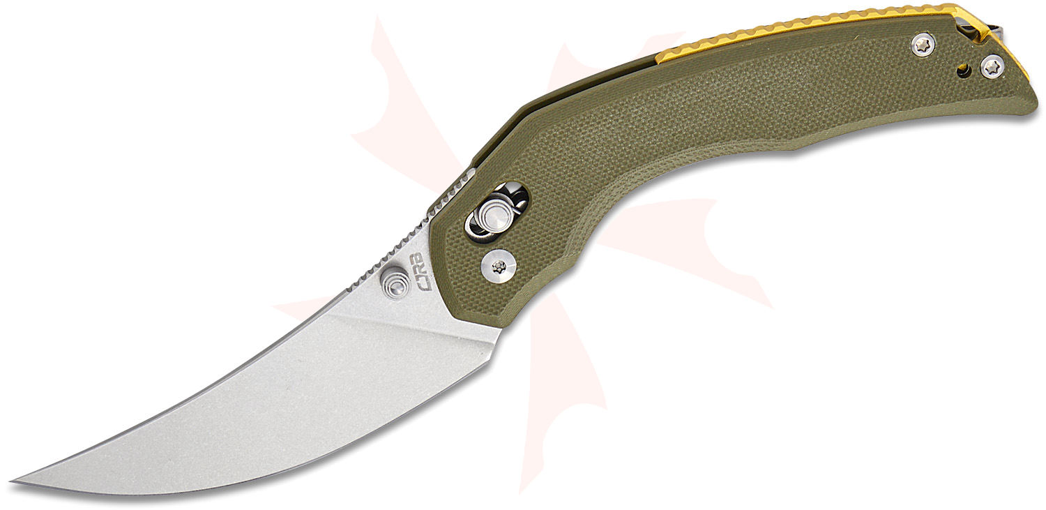 CJRB Cutlery Dusty Rhodes Nanner Crossbar Lock Front Flipper