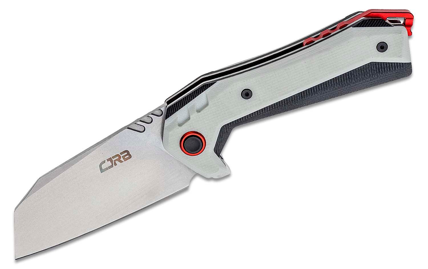 CJRB Tigris Folding Knife - AR-RPM9 Steel, Black PVD Blade, G10 Handle