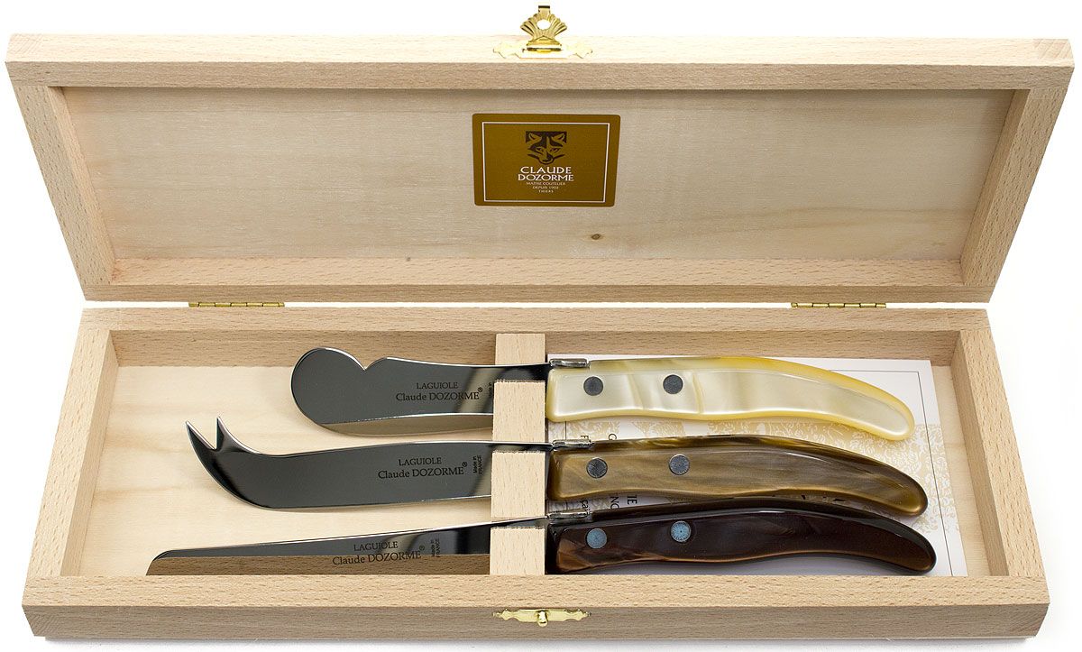 Claude Dozorme Berlingot Steak Knife Boxed Set - Luxurious Interiors