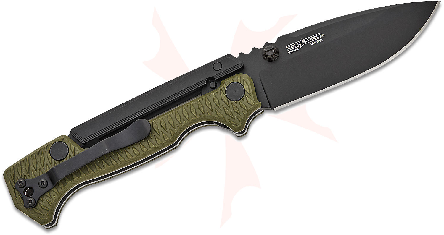 Cold Steel 58SQ-ODBK Demko AD-15 Scorpion Lock Folding Knife 3.68