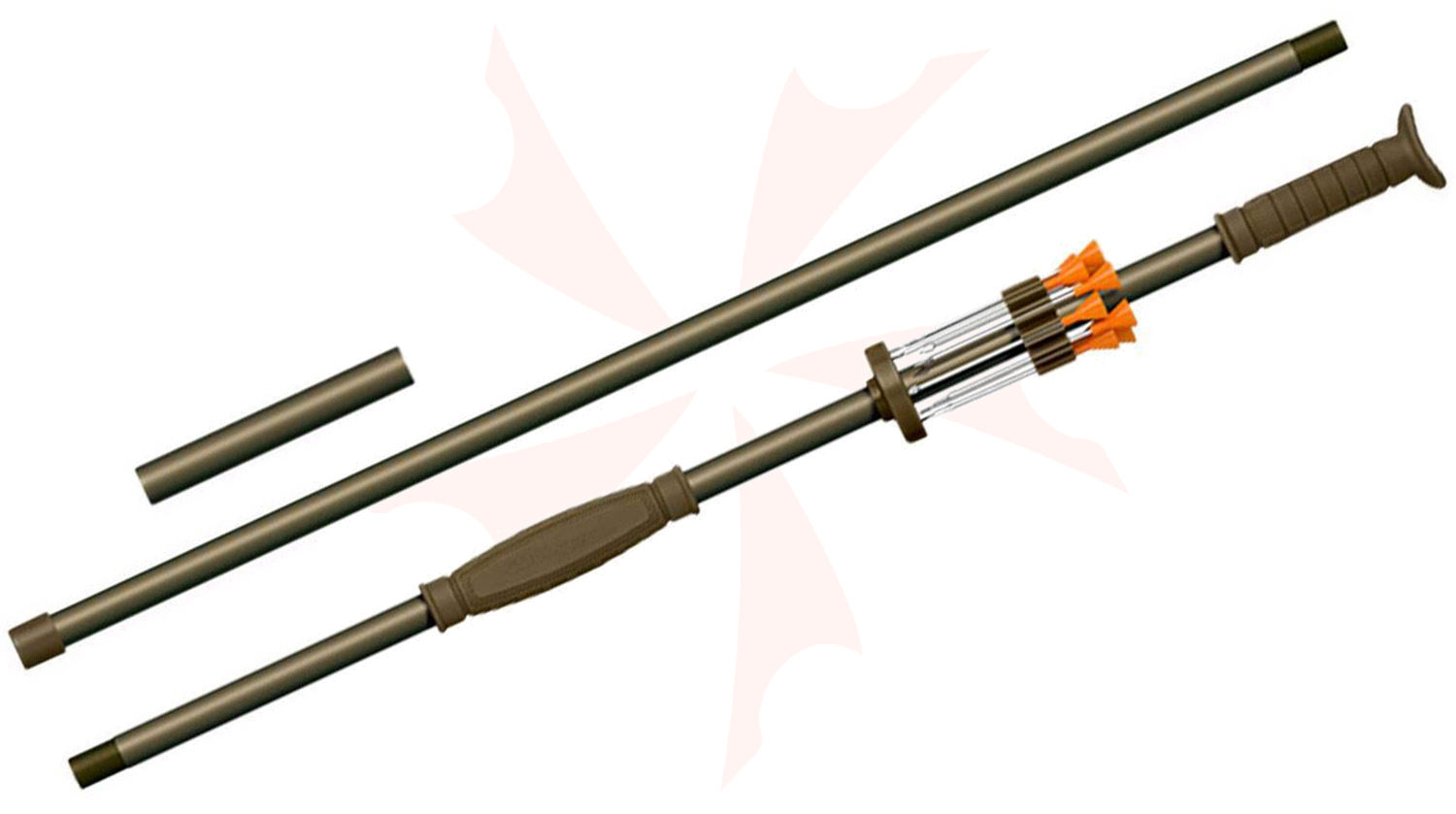 WA/コルト45 COVENMENT 80 BLOW BACK MODEL Cold Steel B625BGZ Big Bore 5 Ft .625 Blowgun, Green - KnifeCenter