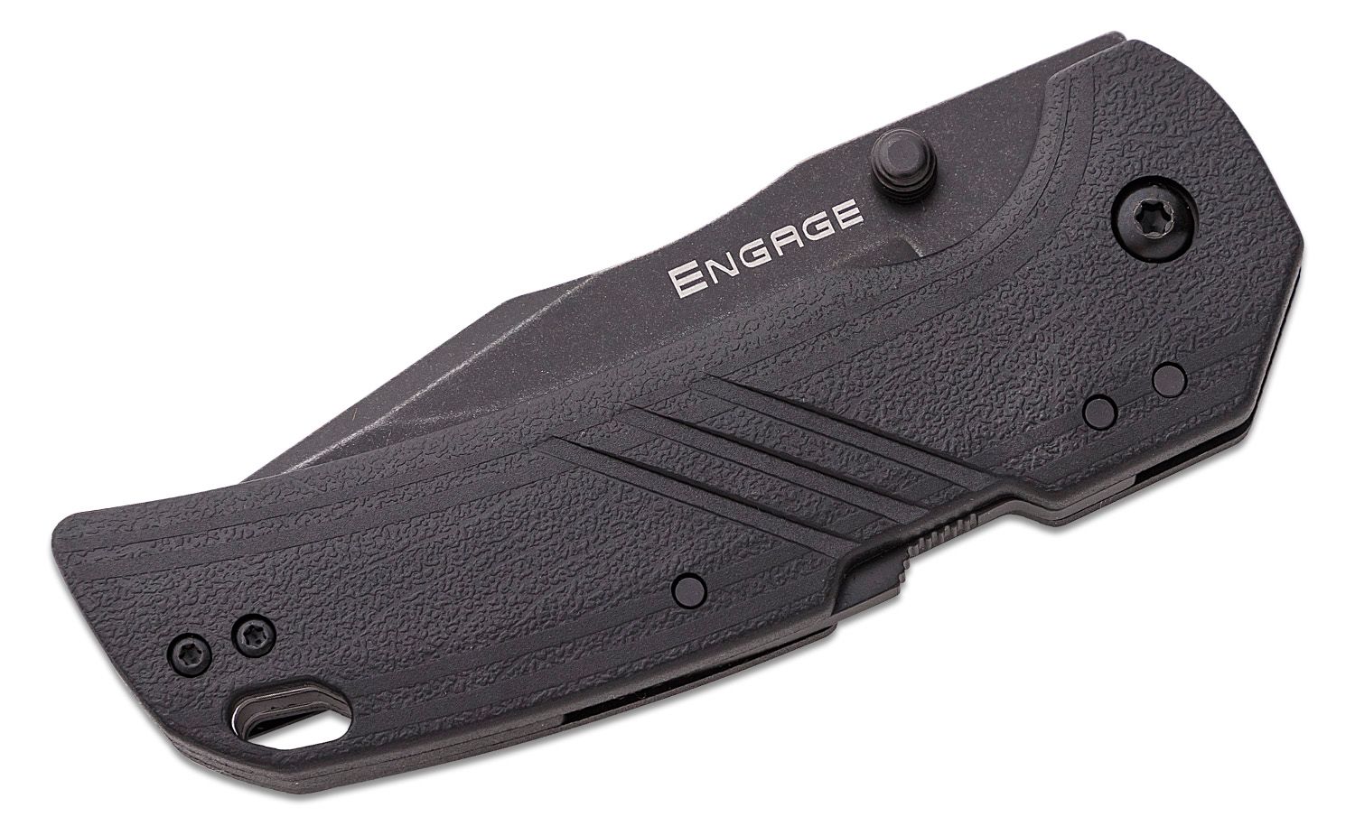 Cold Steel 3 Engage Clip Point AUS10A Folding Knife - Black (FL30DPLC10B)