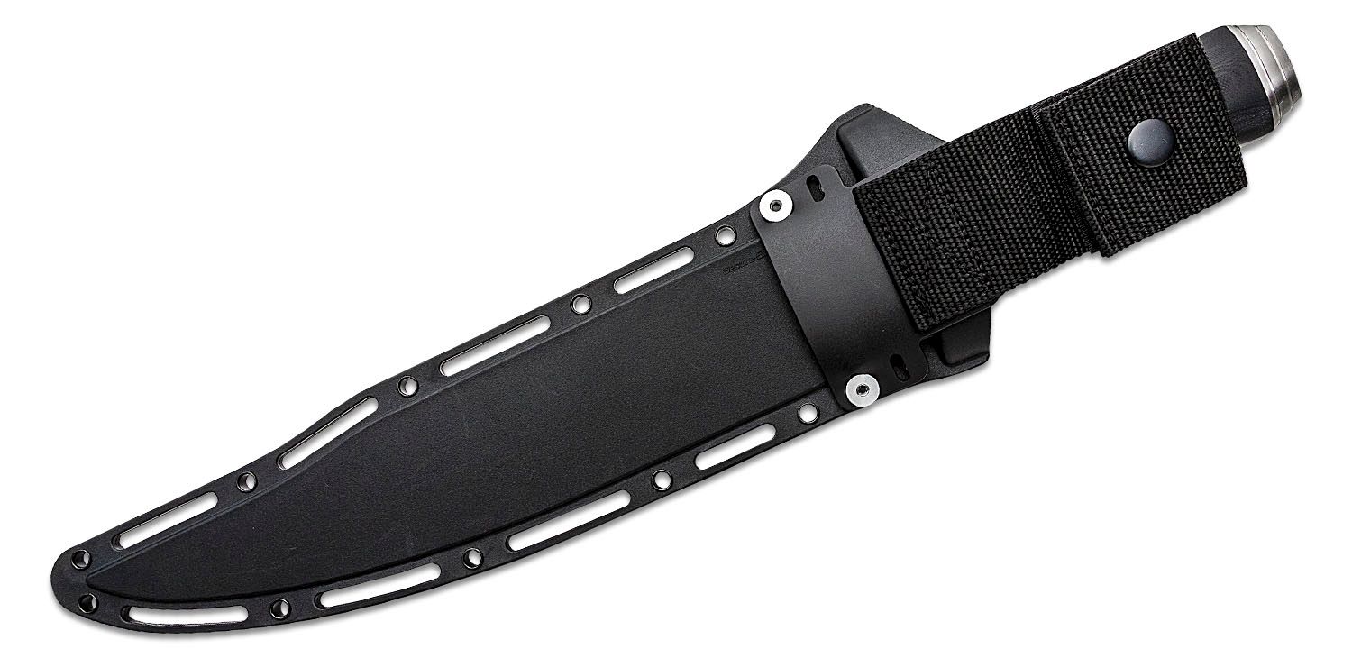 Cold Steel 16DN Natchez Bowie Fixed Blade Knife 11.75 CPM-3V Clip Point,  Micarta Handle, Secure-Ex Sheath - KnifeCenter
