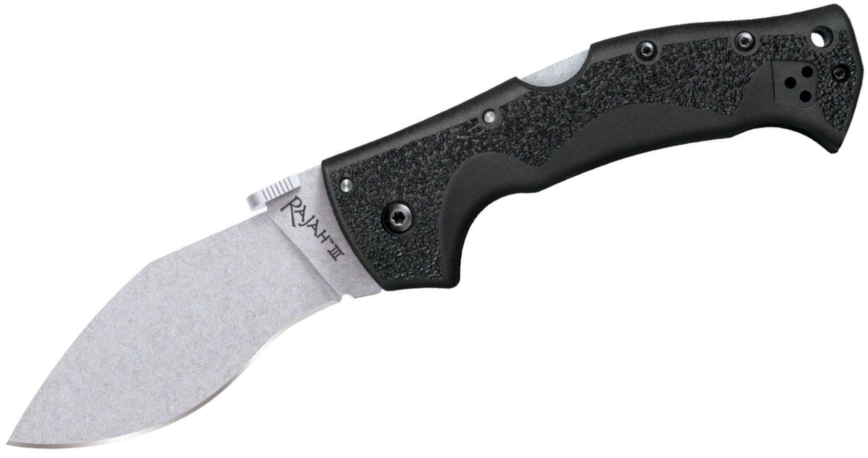 Cold Steel Rajah II Lockback Knife (6 Stonewash AUS-10A) 62JL