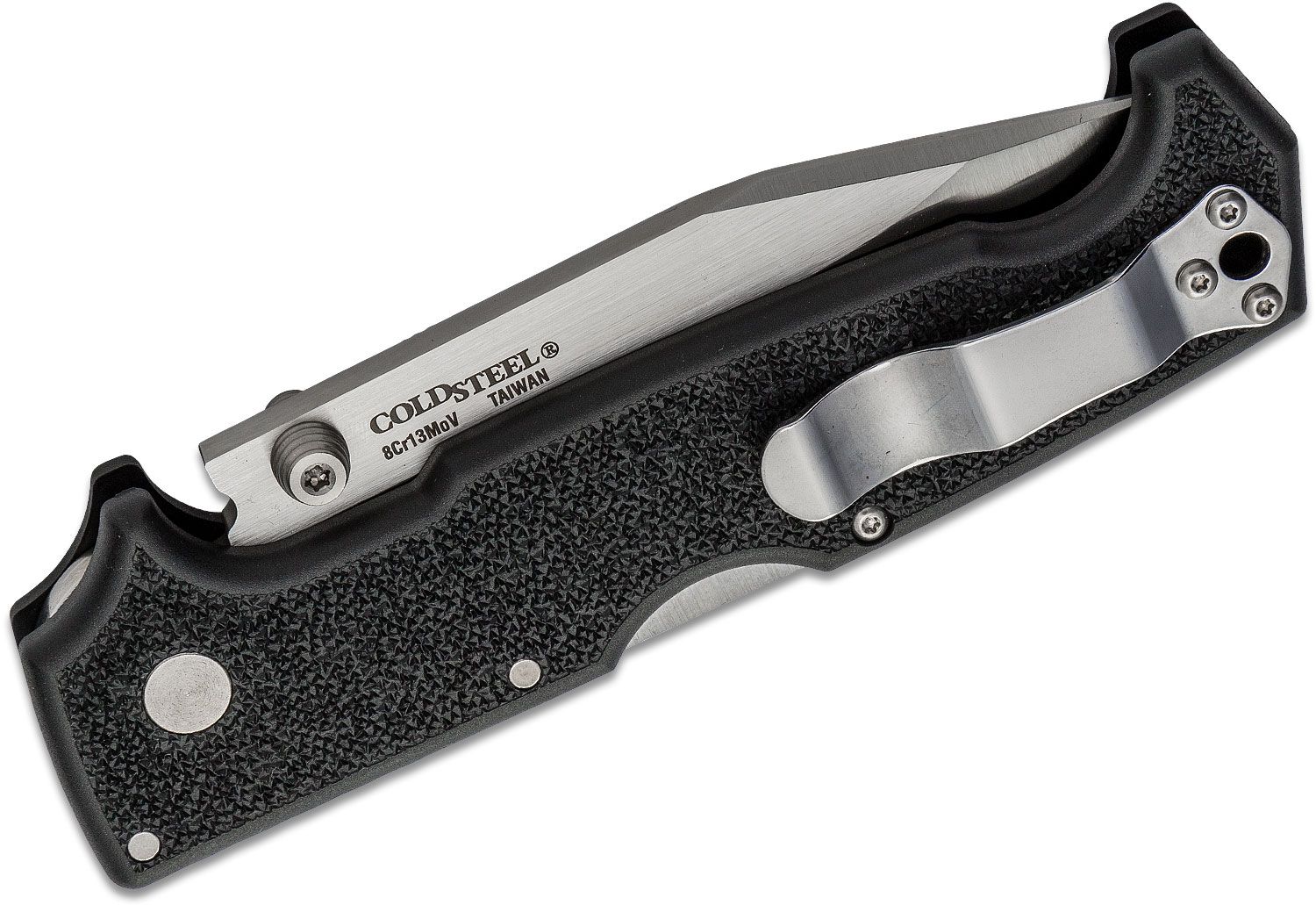 Cold Steel 62K1 SR1 Lite Folding Knife 4 8Cr13MoV Clip Point Blade,  Griv-Ex Handles - KnifeCenter