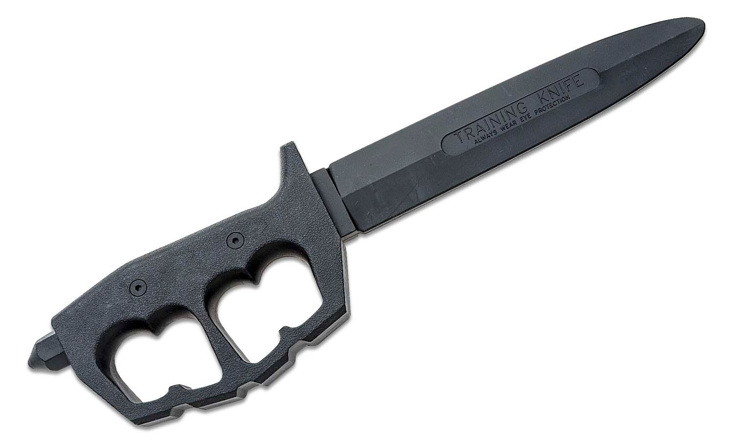 Cold Steel 92R80NTP Rubber Trench Trainer Double Edge 7.5 In Blade 