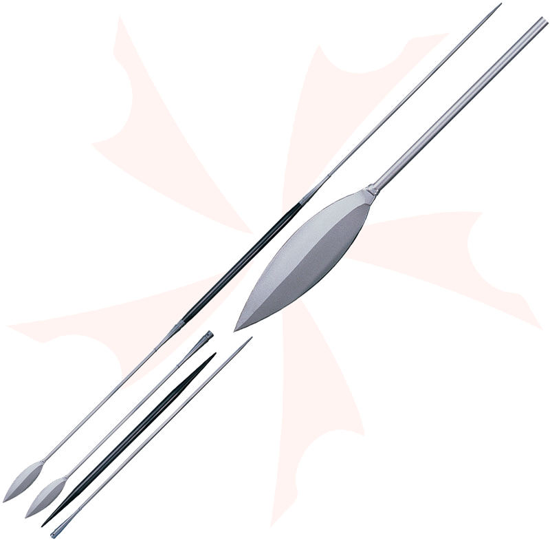 SPEAR スピアー / Claymore Seventh Moon Munetoshi 39” Silver Blue Fantasy Spear Staff Foam Anime Video