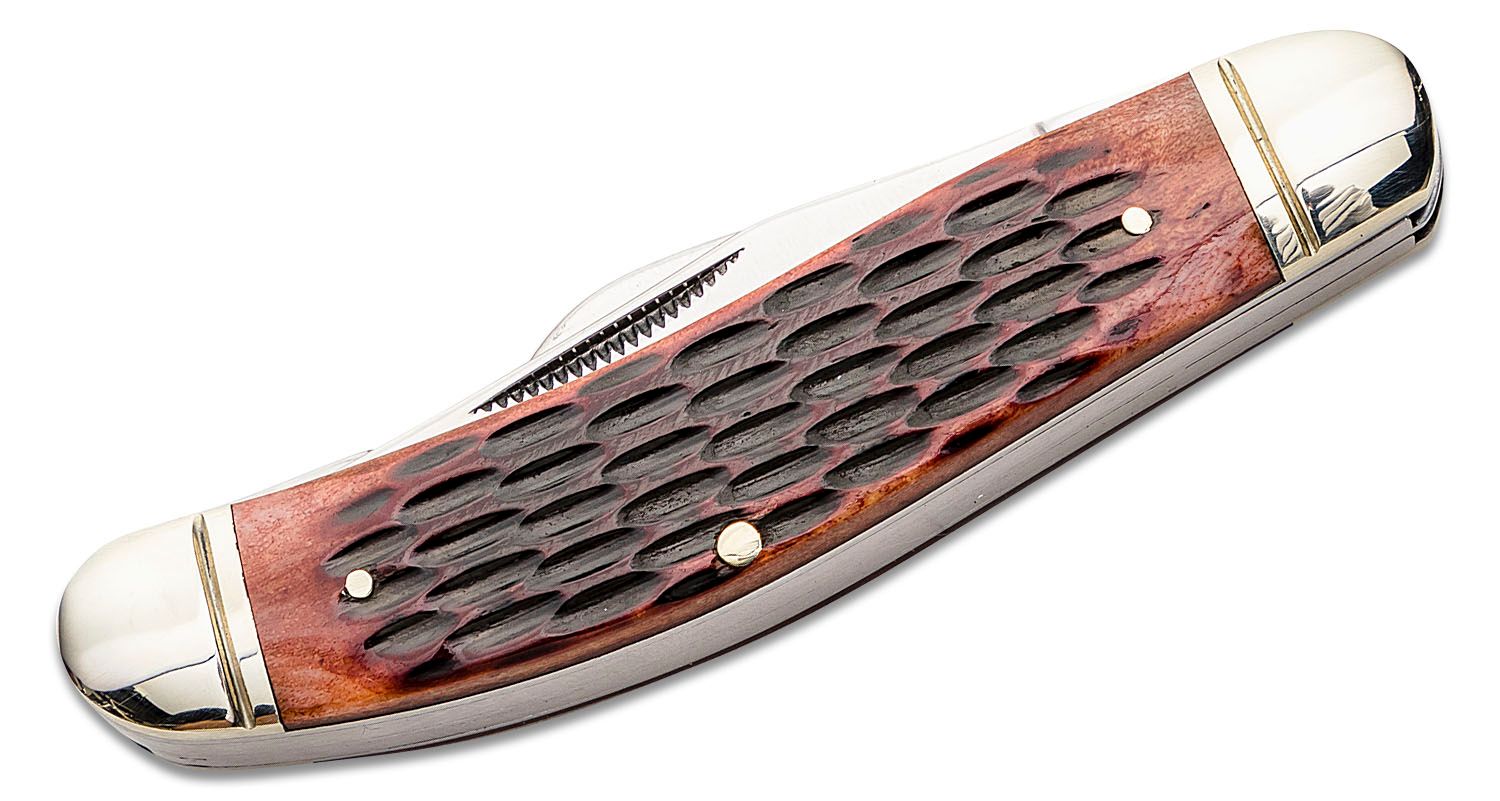 Cold Steel Gentlemen's Stockman Folding Knife, Jigged Bone Handles, 3. ...