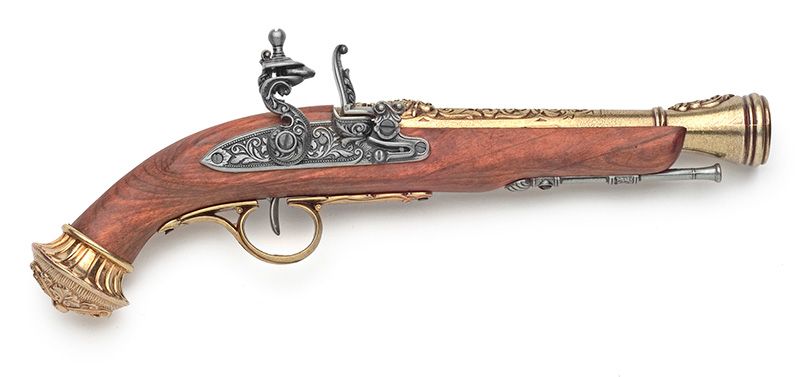 1688 Pirate Gun Flint Lock Blunderbuss Replica Pistol