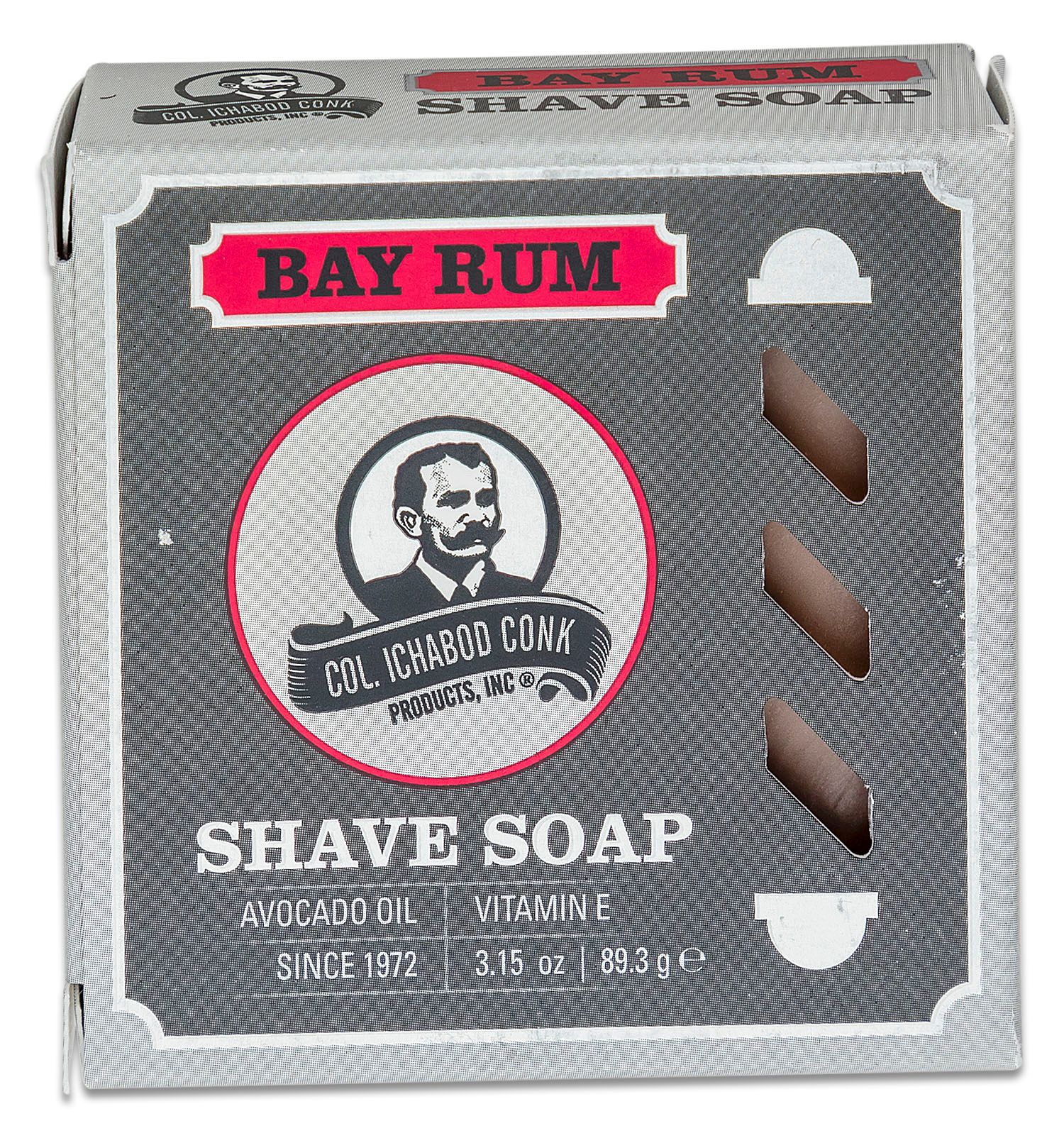 Colonel Conk #145 Super Size Bay Rum Shave Soap 3.15 oz. - KnifeCenter