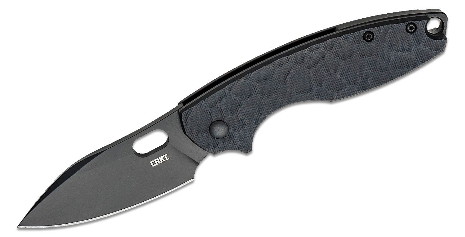 CRKT 2839 Black Fork 3-Piece Stainless Fixed Blade Hunting Knife
