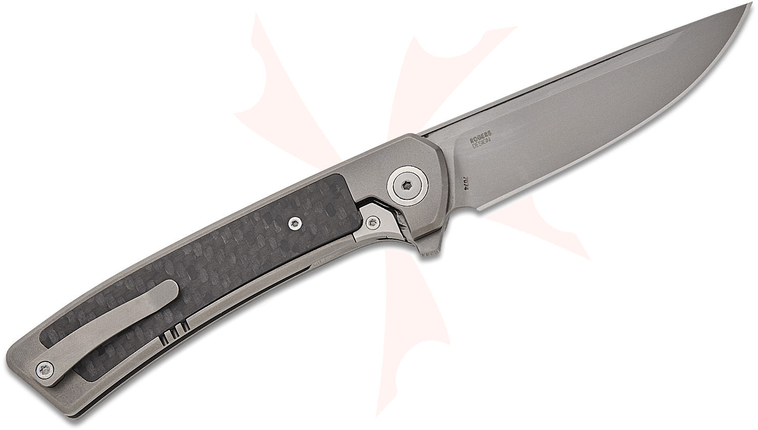  Peak - kuro Bestech Knives VK-KUZE Knife Titanium MagnaCut BB