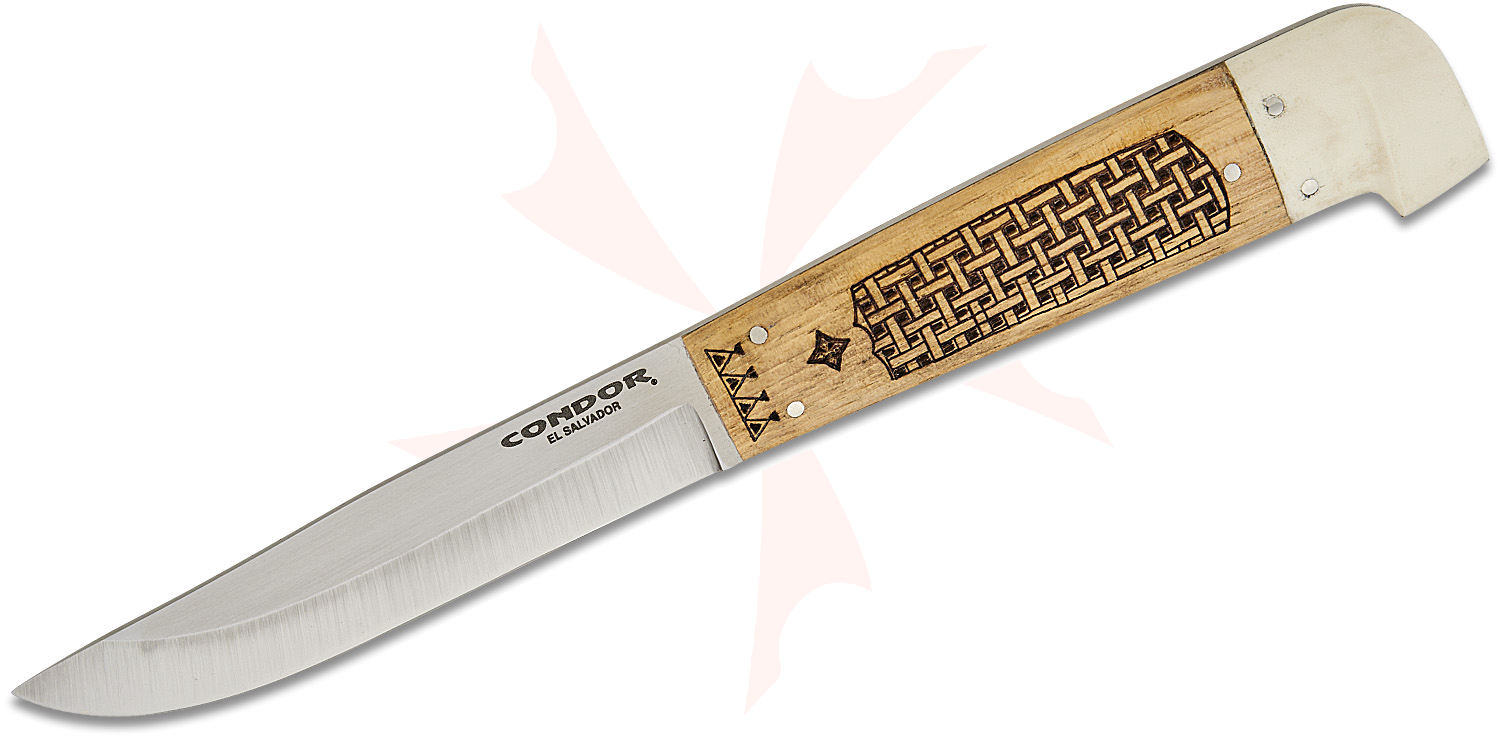 Condor Tool & Knife CTK2860-3.8SK Samicarta Fixed Blade Knife 3.86