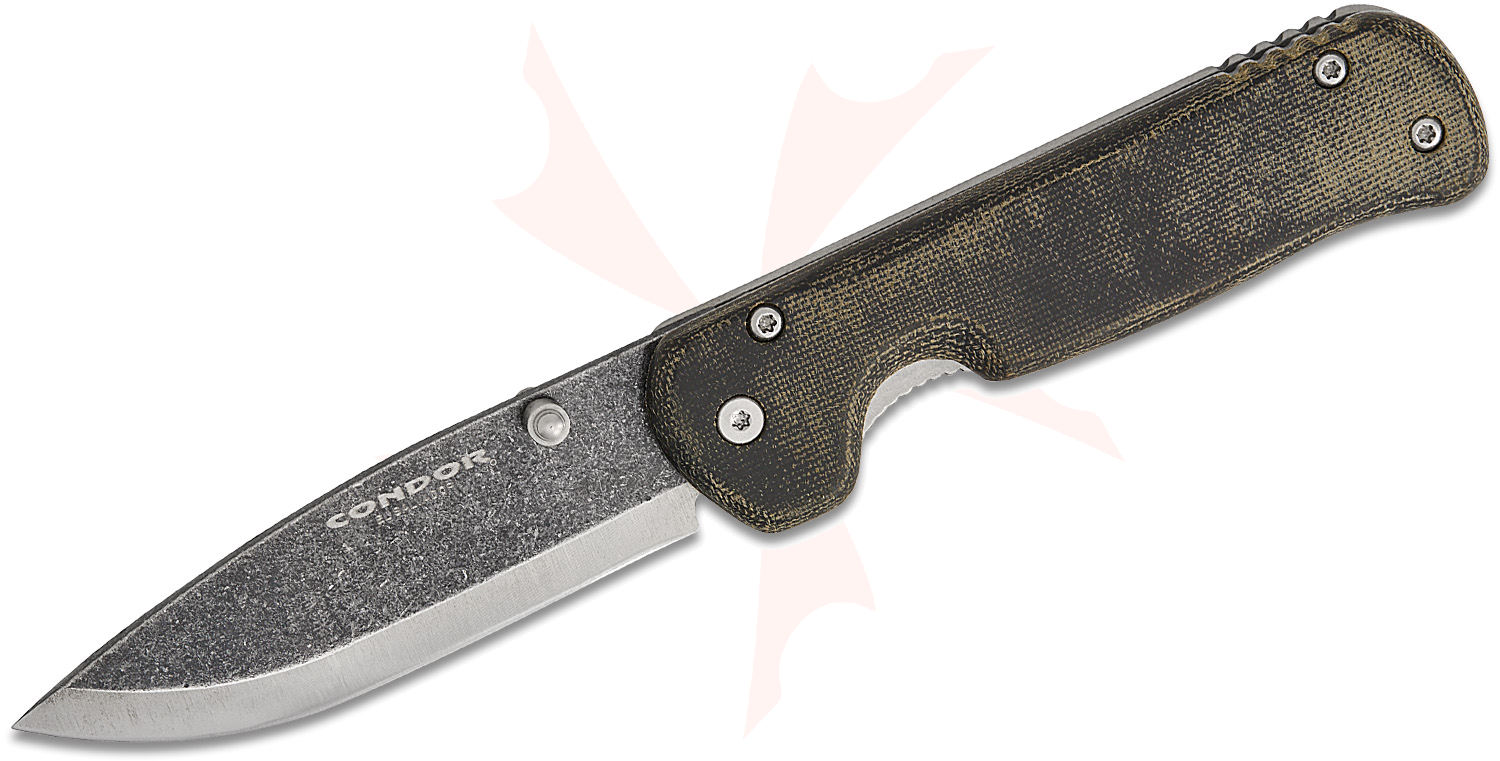 Condor Tool & Knife CTK3937-4.27HC Krakatoa Folding Knife 4.12