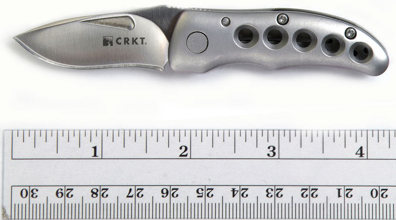Columbia River McGinnis Shrimp Keychain Knife 1.75