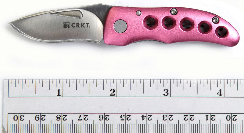 Columbia River McGinnis Shrimp Keychain Knife 1.75