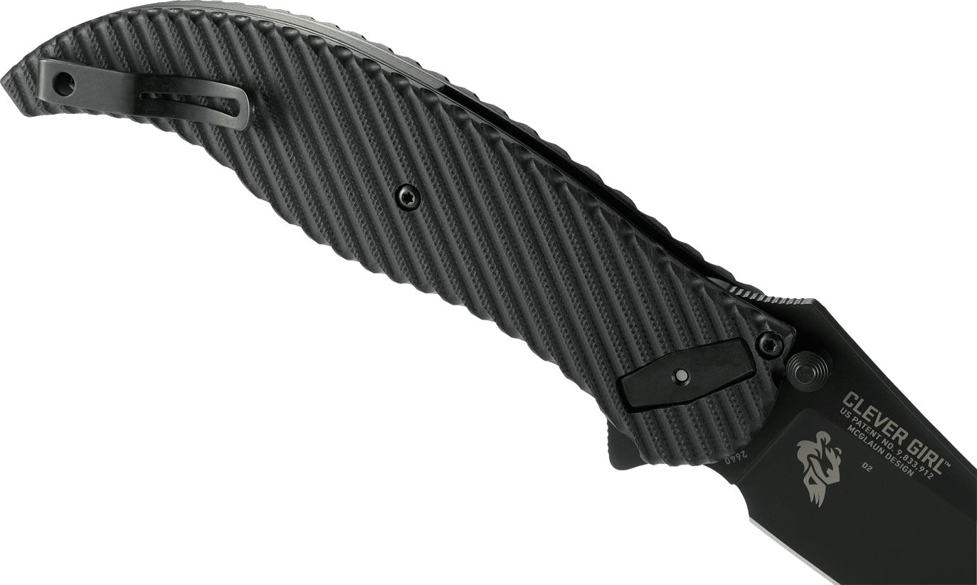 CRKT 2709 Clever Girl™, 4.6 SK5 Plain Blade, G-10 Handle