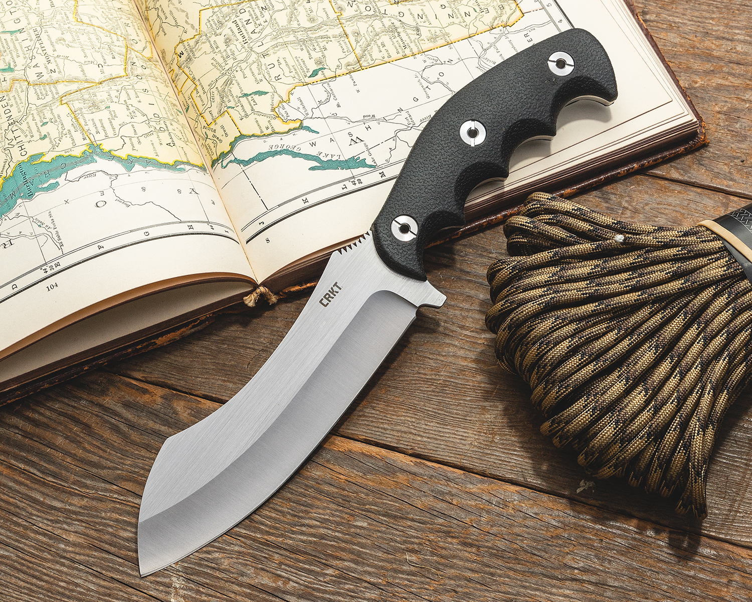 Columbia River CRKT 2866 Kommer Catchall Fixed Blade Knife 5.51