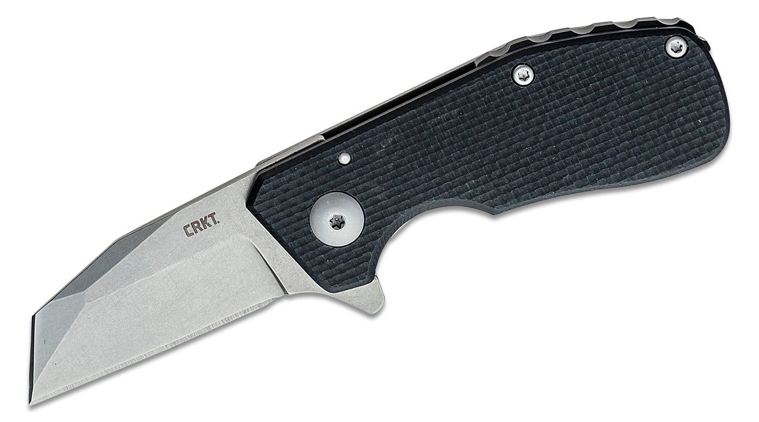 CRKT Razel Chisel Gray 8Cr13MoV Stainless Steel Fixed Blade Knife