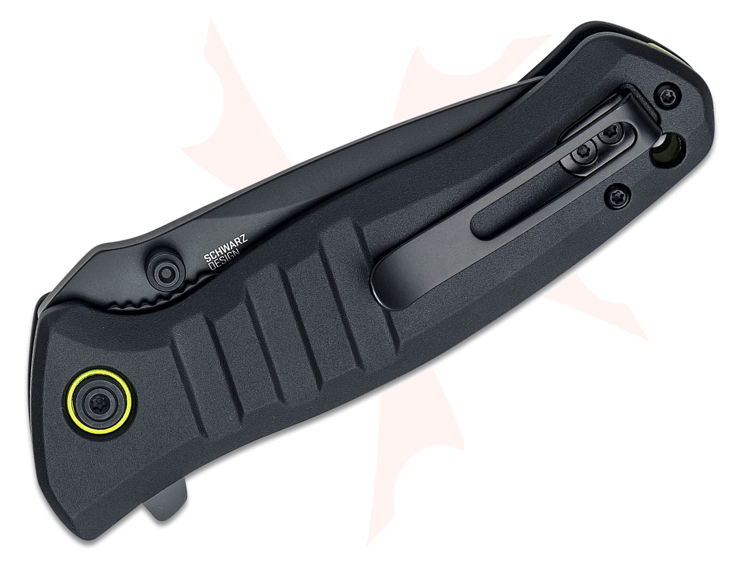 ＫＴ Columbia River CRKT 6295 TJ Schwarz Dextro Flipper Knife 3.18