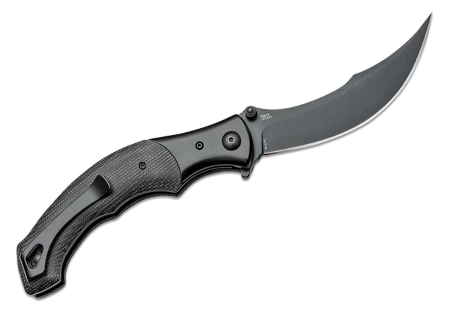 CRKT Ritual Assisted Pocket Knife: Everyday Carry Utility Folder, Sandvik  12C27 Steel Recurve Blade with Satin Finish, Liner Lock, Flipper Open,  Ivory Resin Infused Fiber Handles 7471 