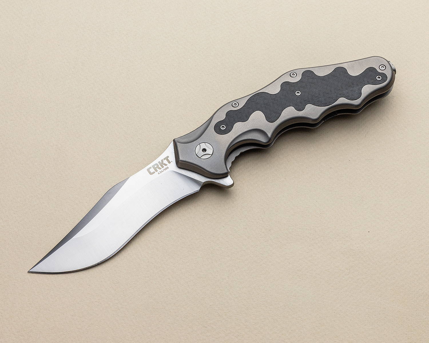 Columbia River CRKT K210CFXP Ken Onion Motley Flipper Knife 3.875