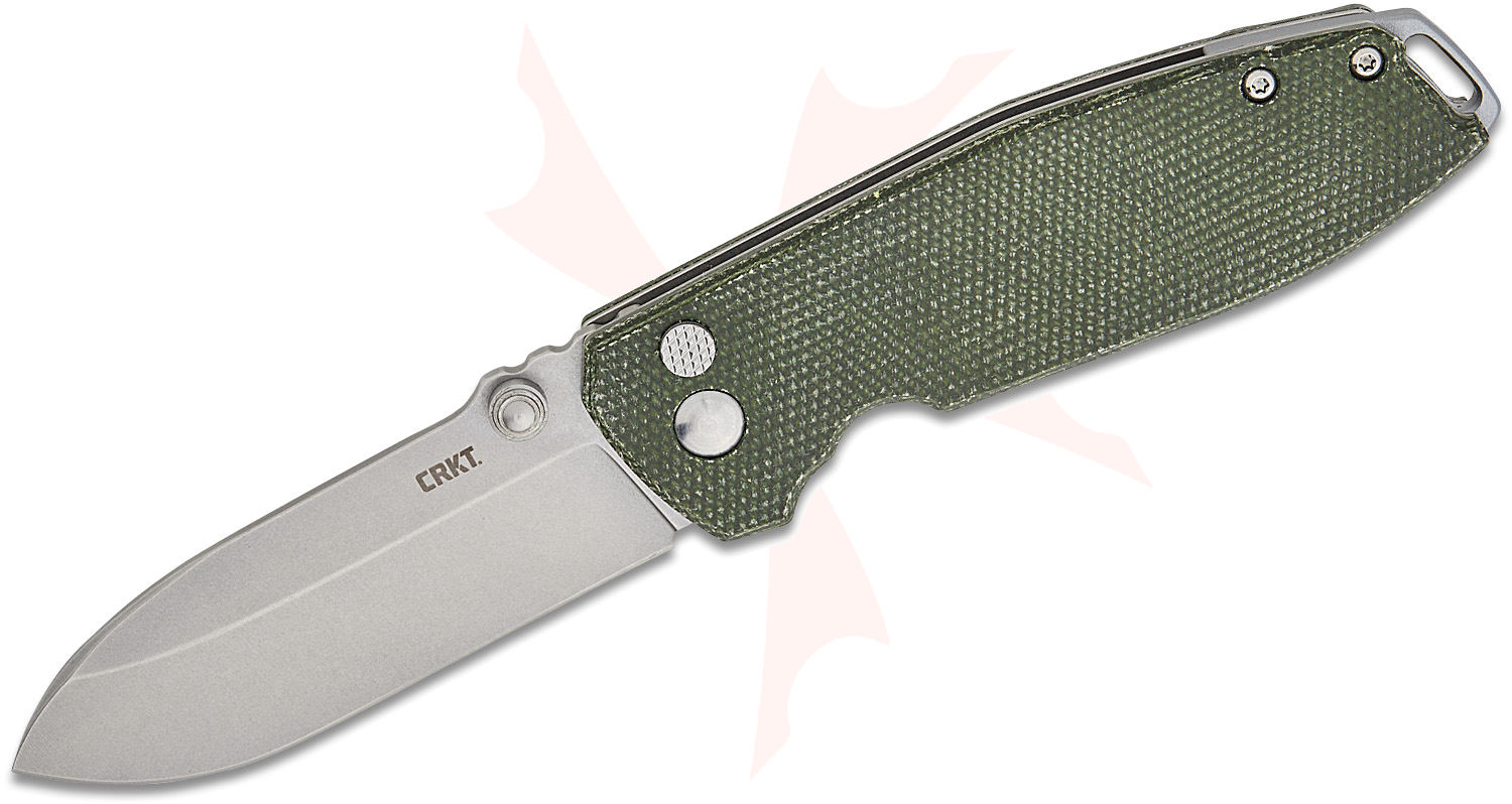 Columbia River CRKT 2495GR Lucas Burnley Squid XM Button Lock