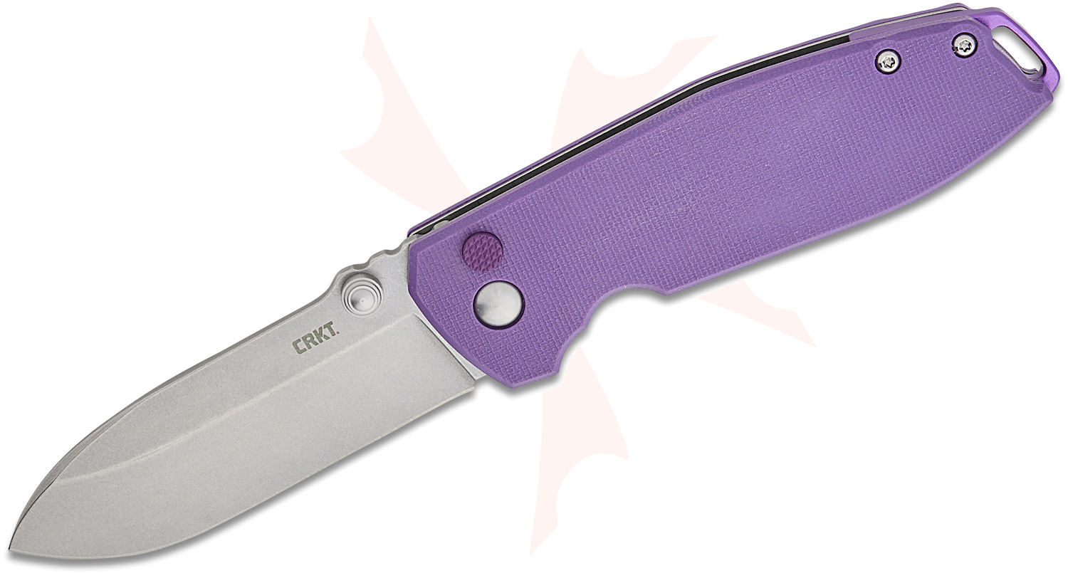 Columbia River CRKT 2495P Lucas Burnley Squid XM Button Lock