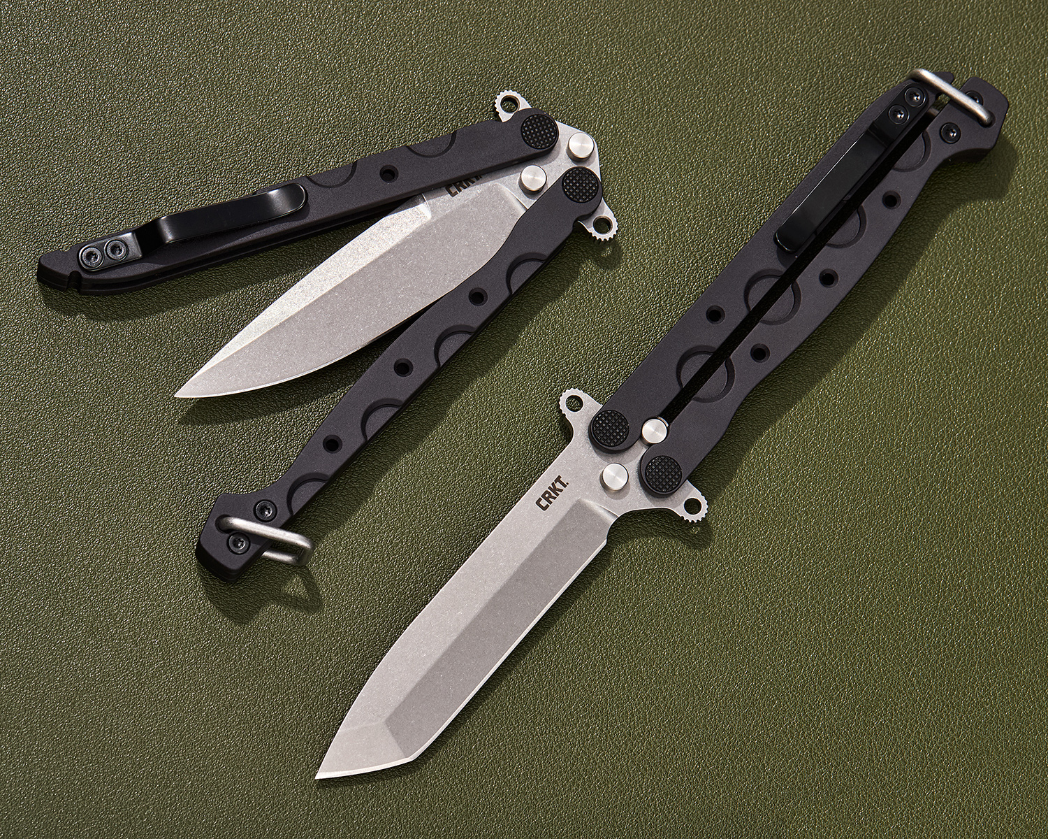Columbia River CRKT M16-02BALI Kit Carson Balisong Butterfly Knife