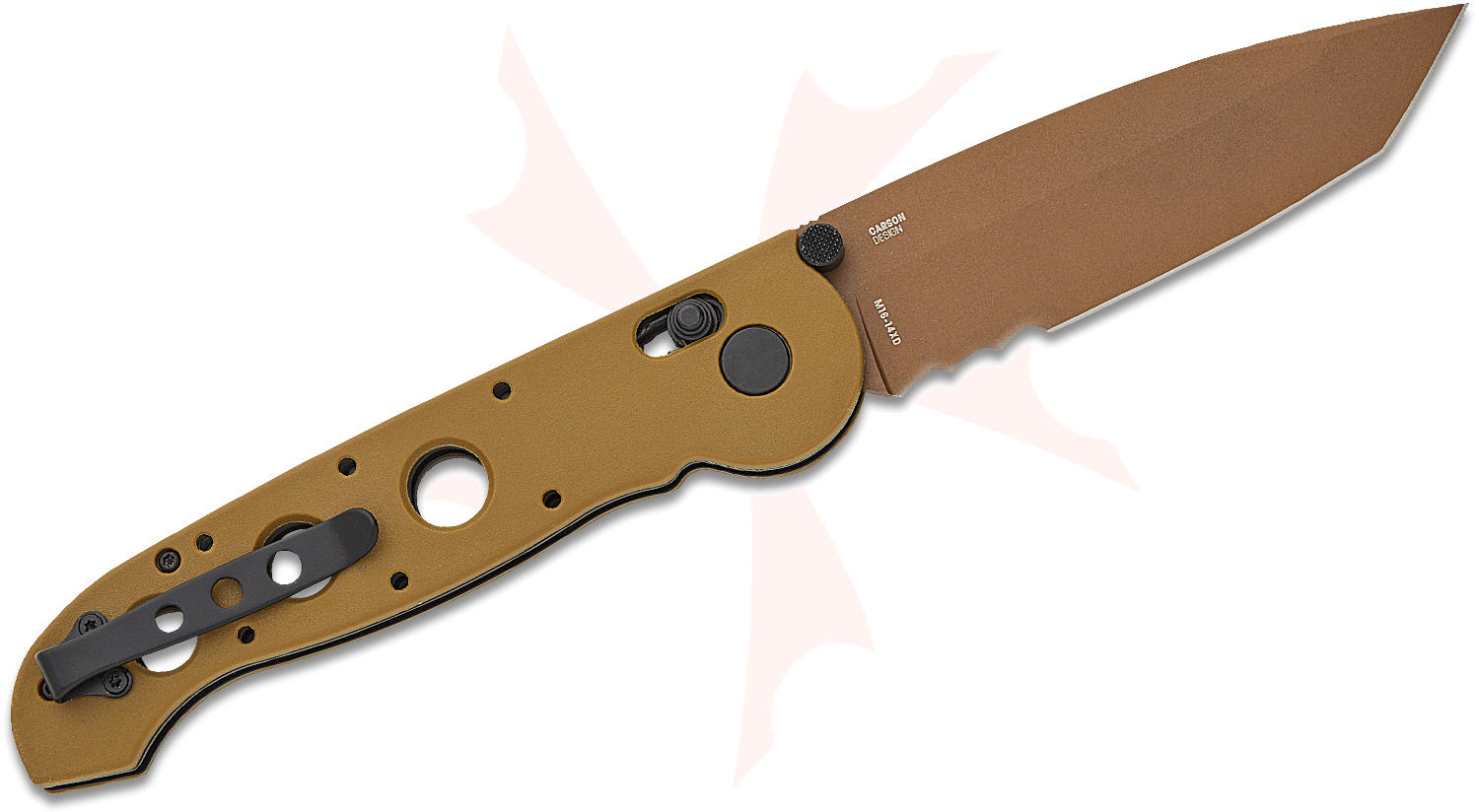 【cott】 Columbia River CRKT M16-14XD Carson Crossbar Lock Folding Knife