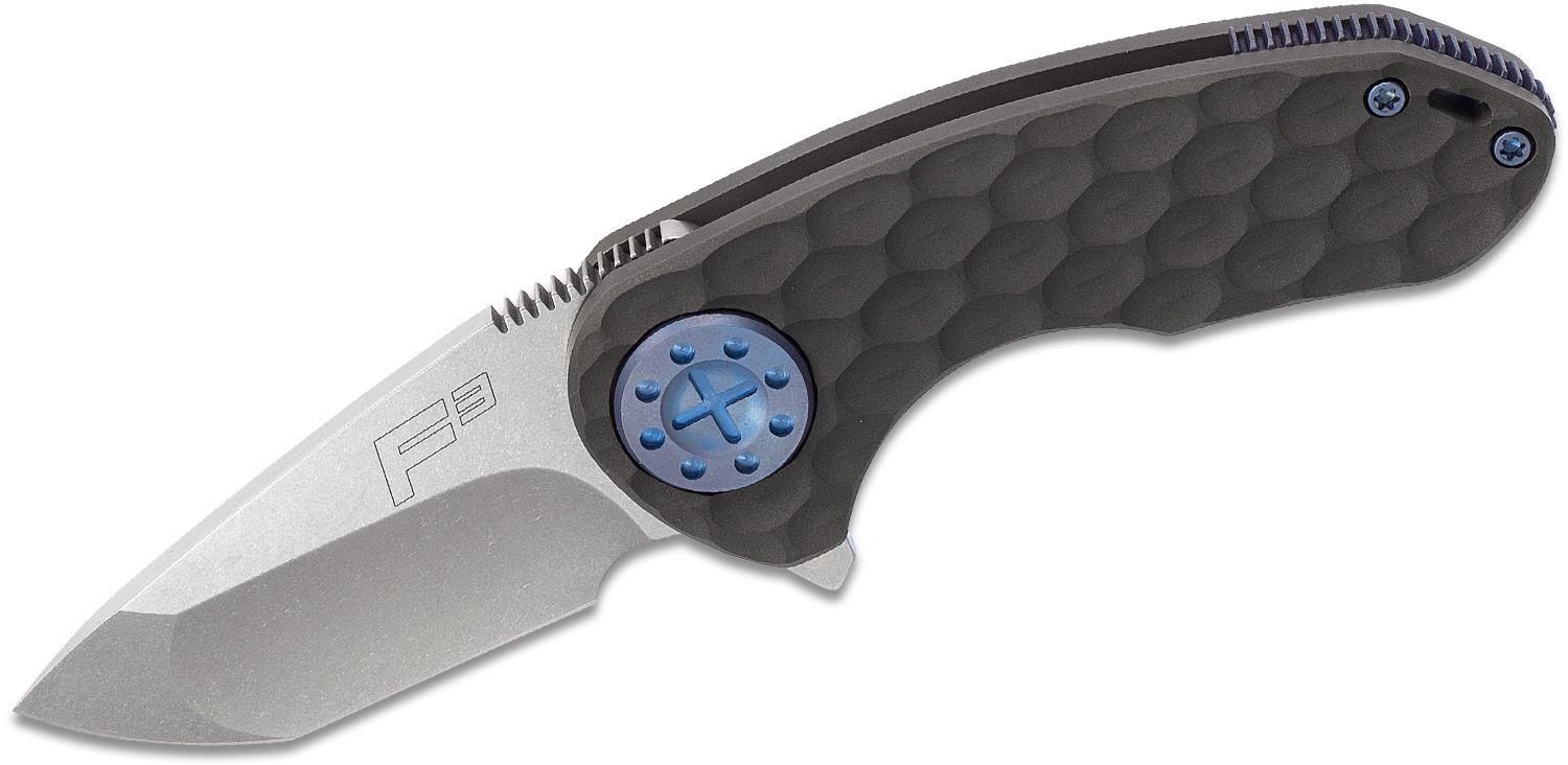 Curtiss Knives F3 Compact CG/ST Compound Grind Standard Finish Authorized Dealer 