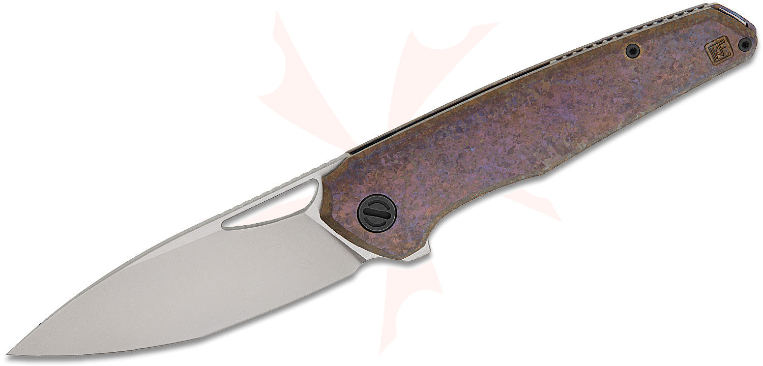 Custom Knife Factory Jan Samek Tasca Frame Lock Flipper Knife 3.43