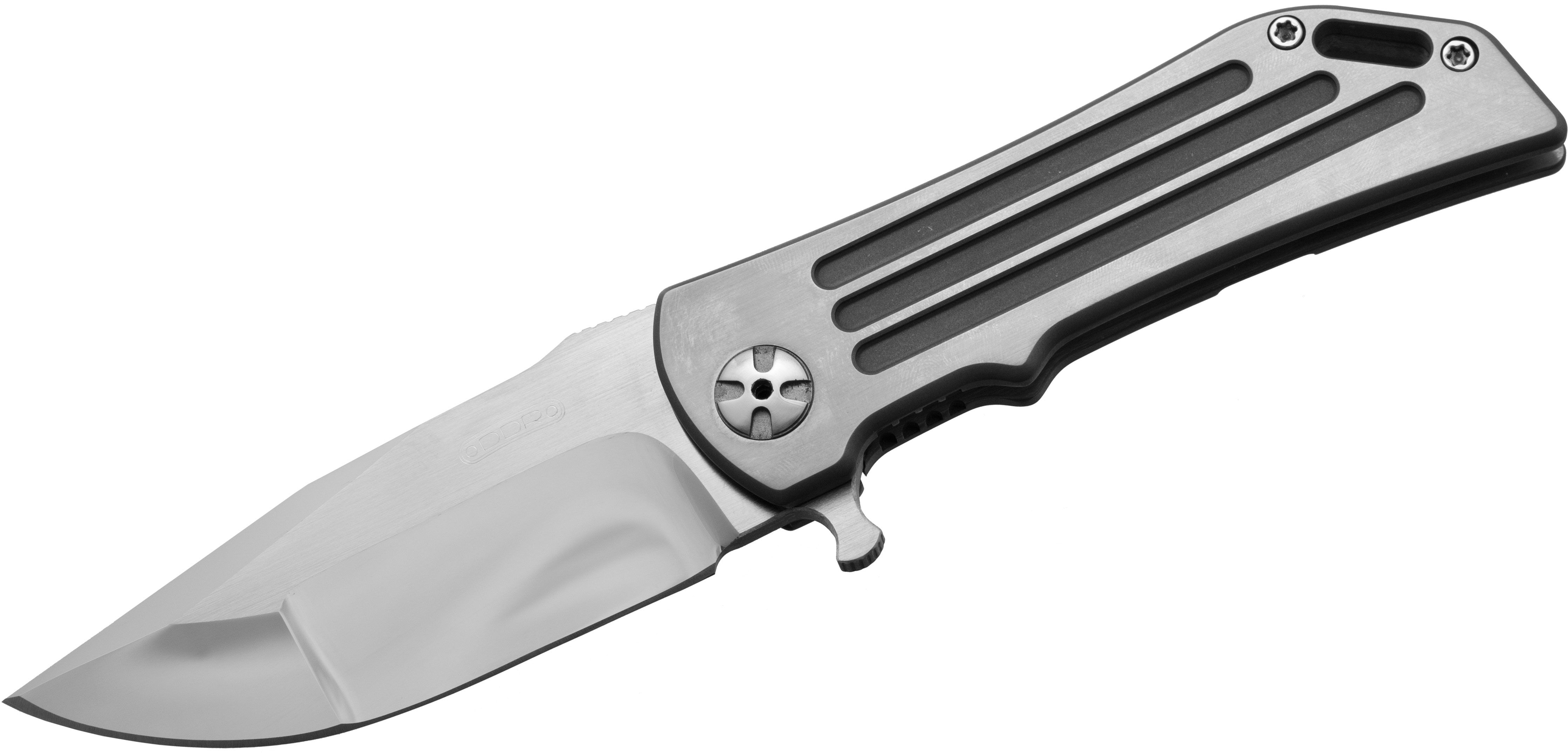 Darrel Ralph Designs Custom Level 2 Dominator 3.75" S35VN Compound Ground  Blade, Titanium Handles - KnifeCenter - Dominator Level 2 - Discontinued