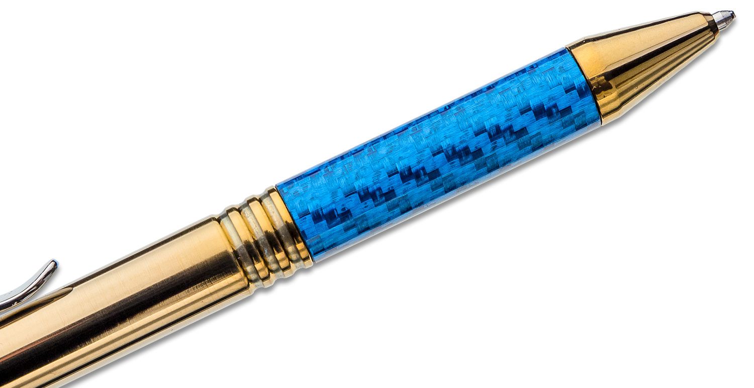 Darrel Ralph Designs Custom DDR Slim Line Titanium Go Pen, Blue 