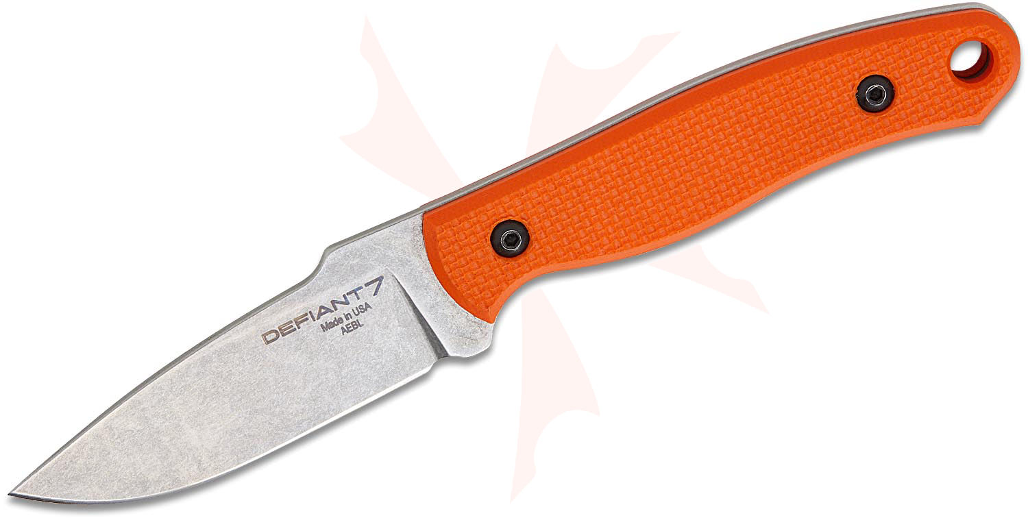 Defiant 7 Les George Ace Pocket Fixed Blade Knife 2.56
