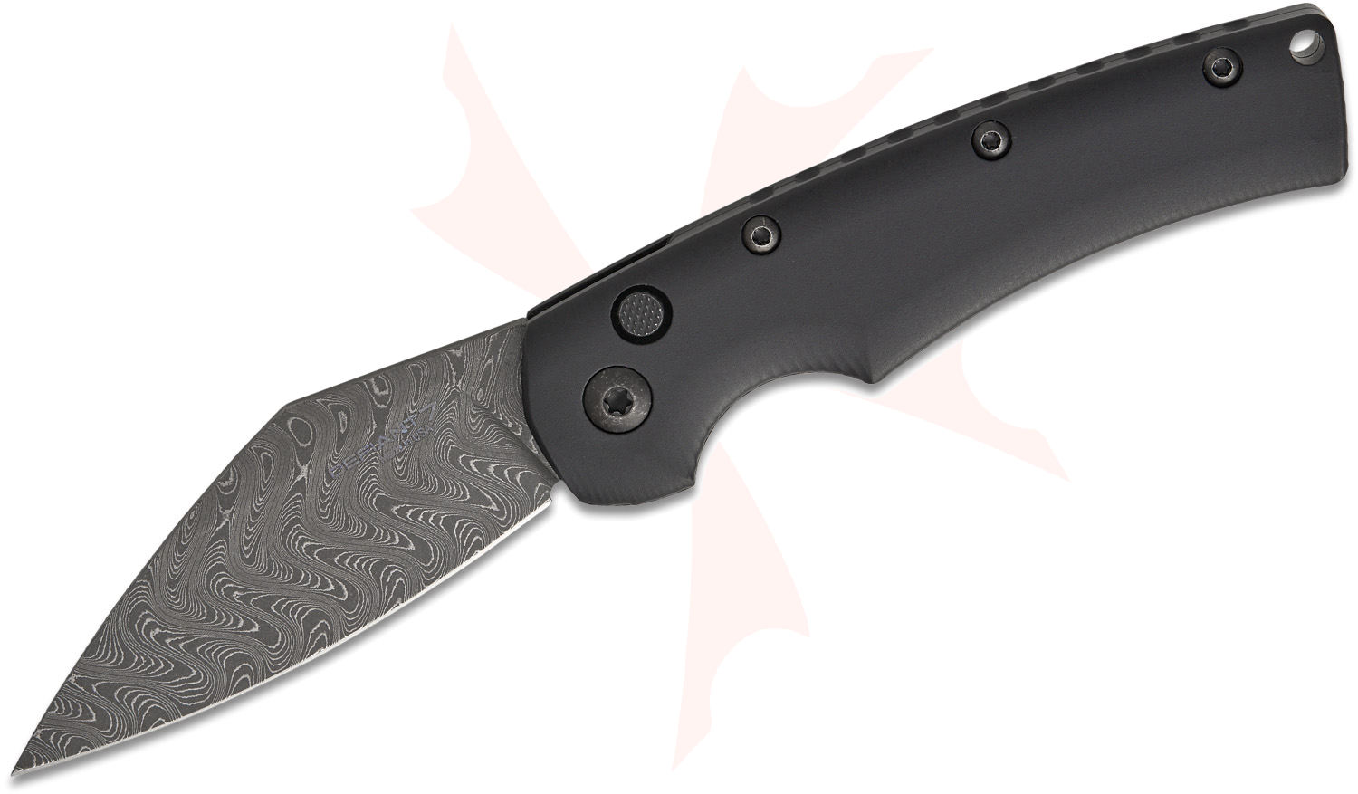 Defiant 7 Ryan Johnson Seax Push Button AUTO Folding Knife 3.5